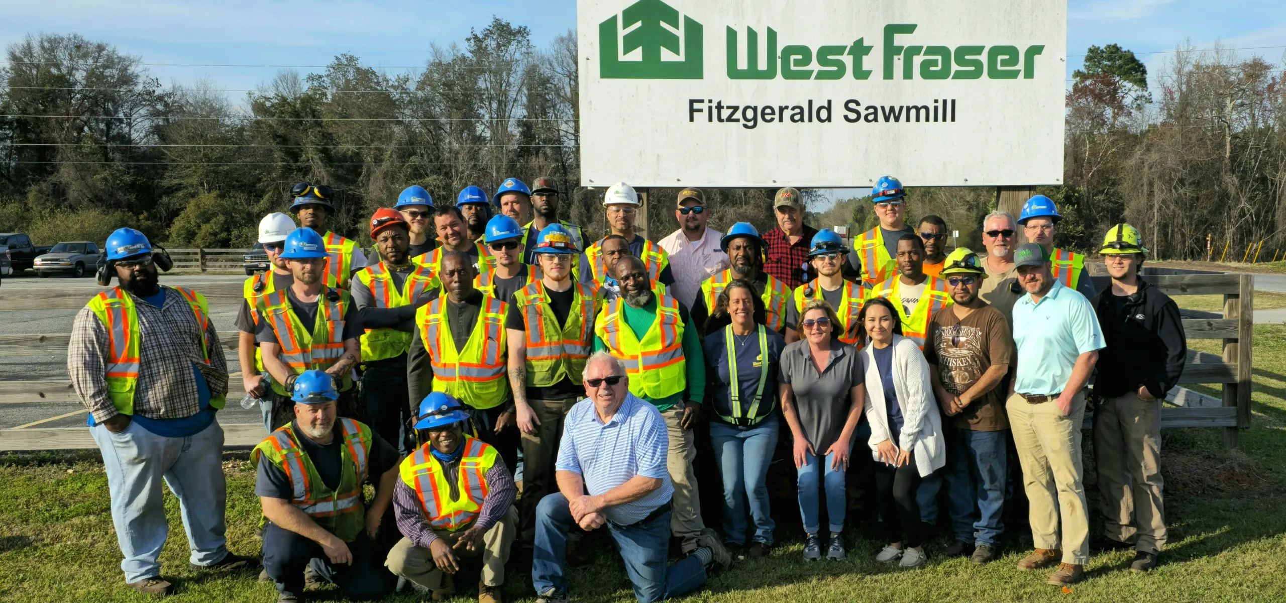 Team members from our Fitzgerald sawmill, winner of the 2023 President's Safety Award